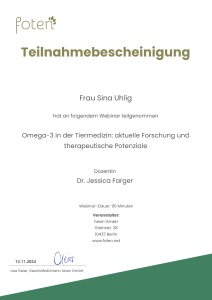 Omega-3-FS in der Tiermedizin